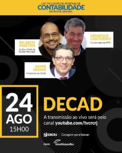 Leia mais sobre o artigo Live sobre a DeCAD – Declaração Anual de Dados Cadastrais