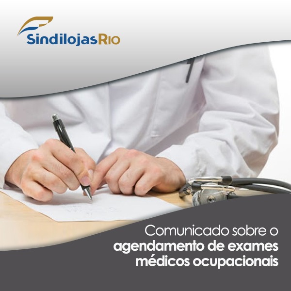 Você está visualizando atualmente Comunicado – Agendamento de exames médicos ocupacionais