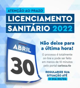 Leia mais sobre o artigo Licenciamento Sanitário 2022