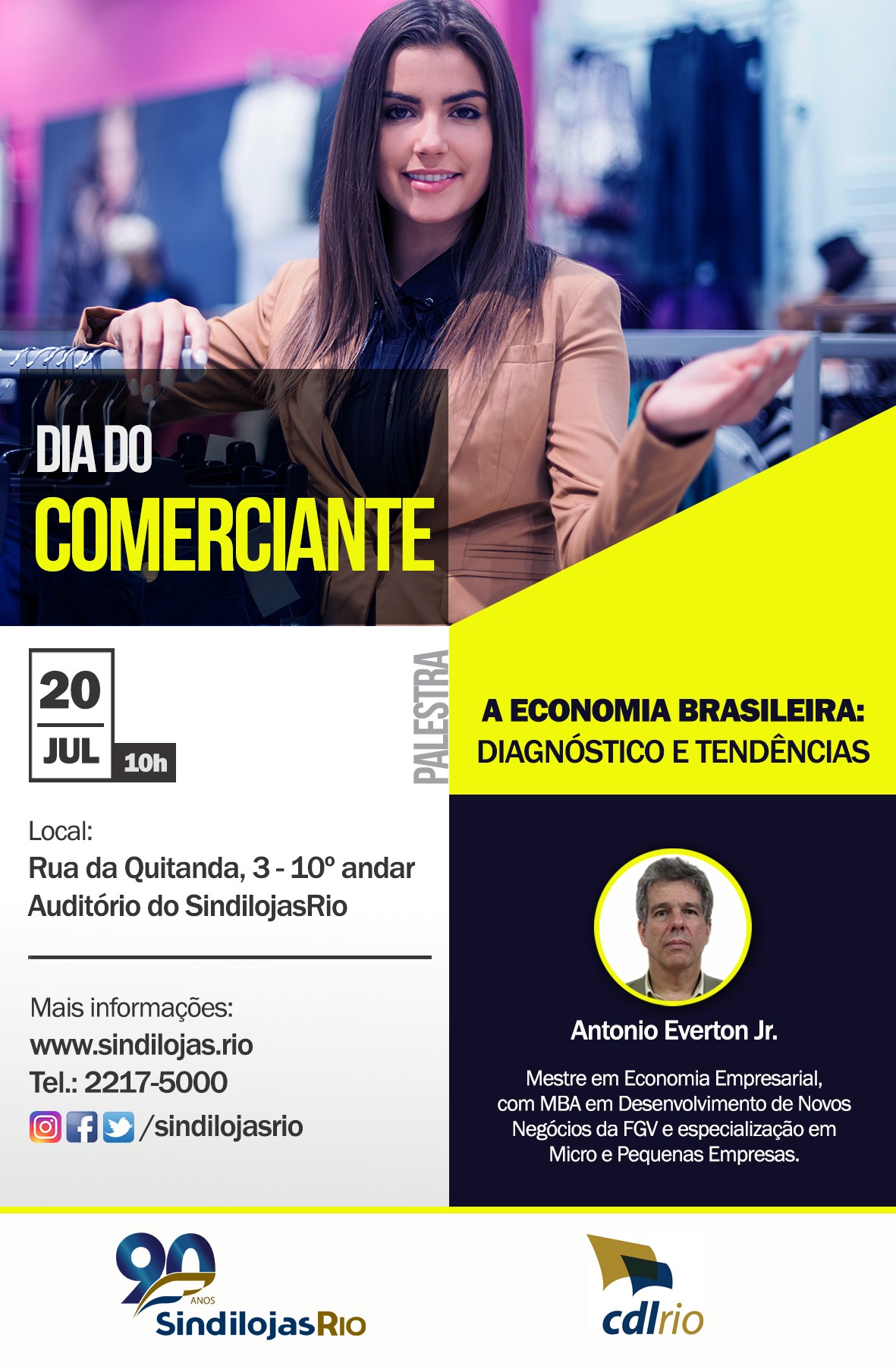 Você está visualizando atualmente Palestra gratuita – “A economia brasileira: diagnóstico e tendências”