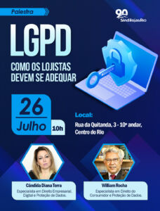 Leia mais sobre o artigo Palestra gratuita – LGPD: como os lojistas devem se adequar