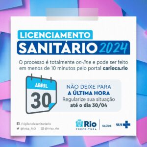 Leia mais sobre o artigo Licenciamento Sanitário 2024