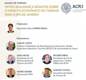 Leia mais sobre o artigo ACRJ promove o Summit de Turismo para debater soluções para o Rio de Janeiro