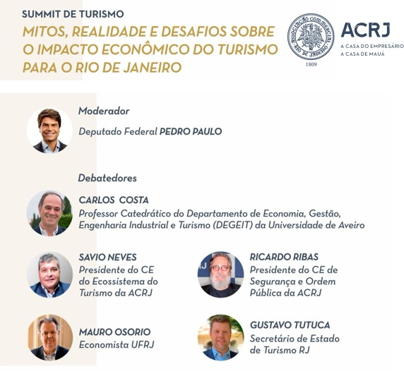 Você está visualizando atualmente ACRJ promove o Summit de Turismo para debater soluções para o Rio de Janeiro