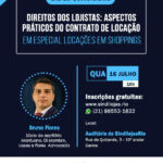 Palestra gratuita: Locação comercial – Aspectos práticos e direitos dos lojistas