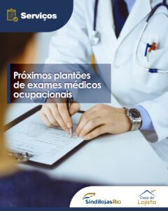 Leia mais sobre o artigo Próximos plantões de exames médicos ocupacionais
