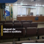 Aluguel de  salas e auditório